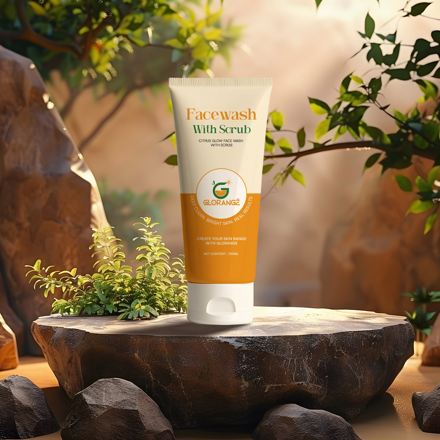 Facewash with Scrub